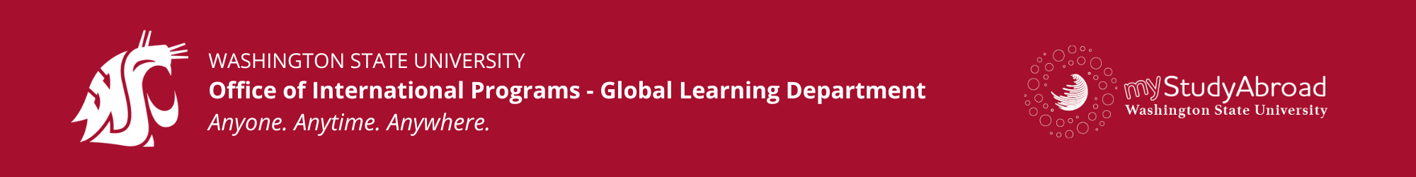 International Programs - Global Learning - Washington State University